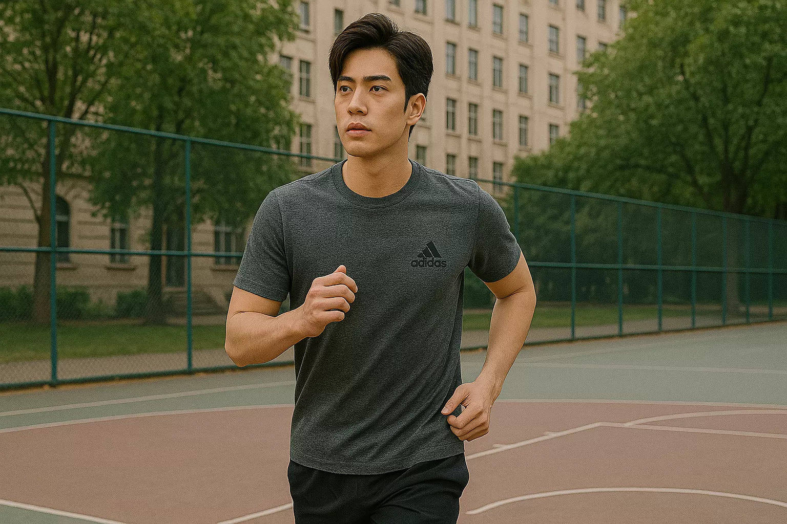 Áo Thun Adidas Men's AEROREADY Designed To Move Feelready Sport Tee - Xám / Size S