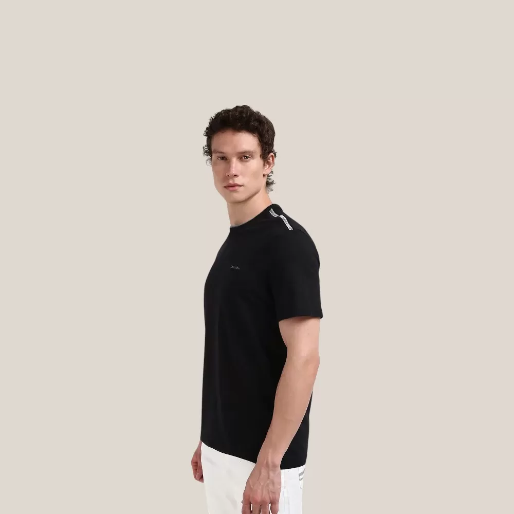 Áo Thun Calvin Klein Short Sleeve Shoulder Taping T-Shirt - Đen / Size M