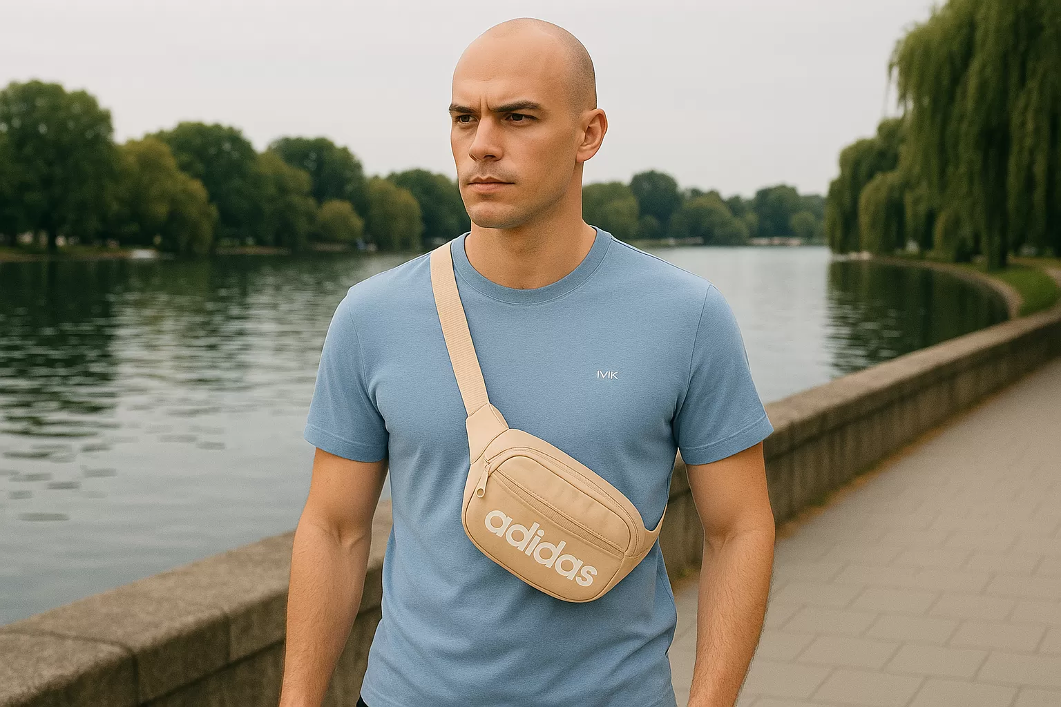 Mẫu T-Shirt hot từ áo thun Michael Kors, thiết kế cổ tròn, cotton thoáng mát. Item thời trang không thể thiếu trong tủ đồ nam giới hiện đại.