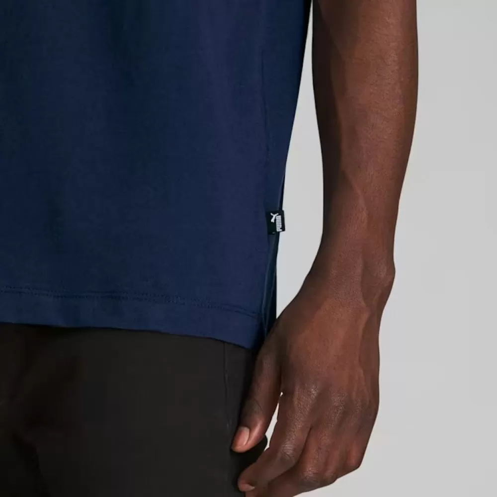 Áo Thun Puma Essentials No. 1 Logo Men's Tee - Xanh Navy / Size L