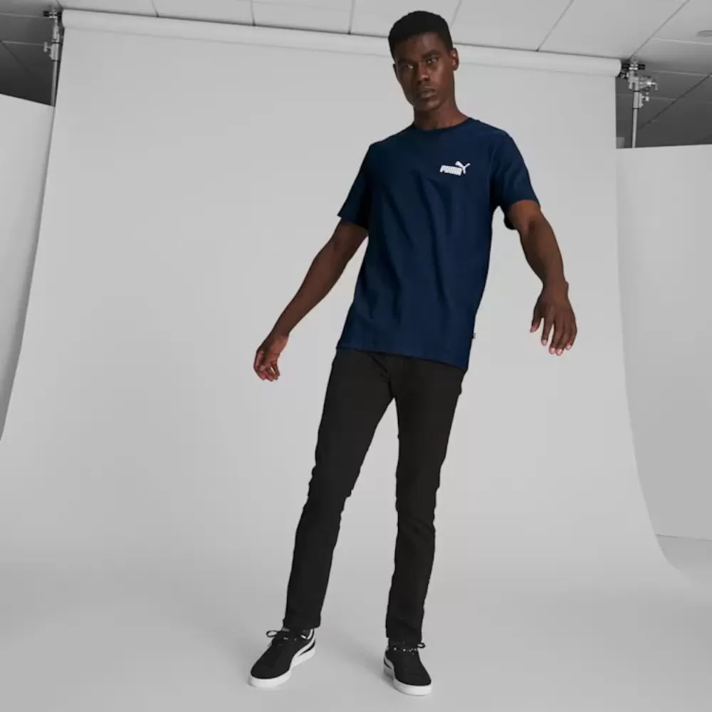 Áo Thun Puma Essentials No. 1 Logo Men's Tee - Xanh Navy / Size L