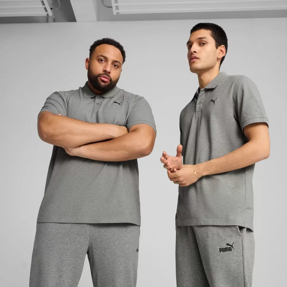 Áo Thun Puma Essentials Men's Pique Polo - Xám / Size L