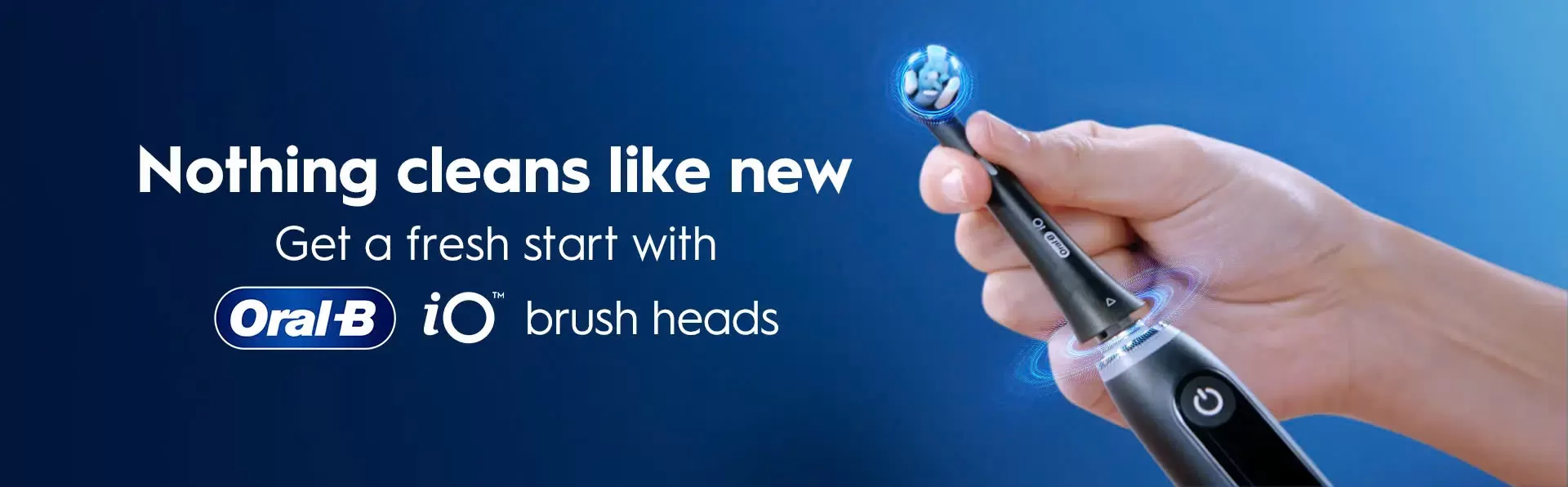 Bàn chải điện cao cấp Oral B iO Complete Clean với 3 chế độ làm sạch tối ưu. Công nghệ tiên tiến giúp chăm sóc răng miệng hiệu quả, bảo vệ nướu.