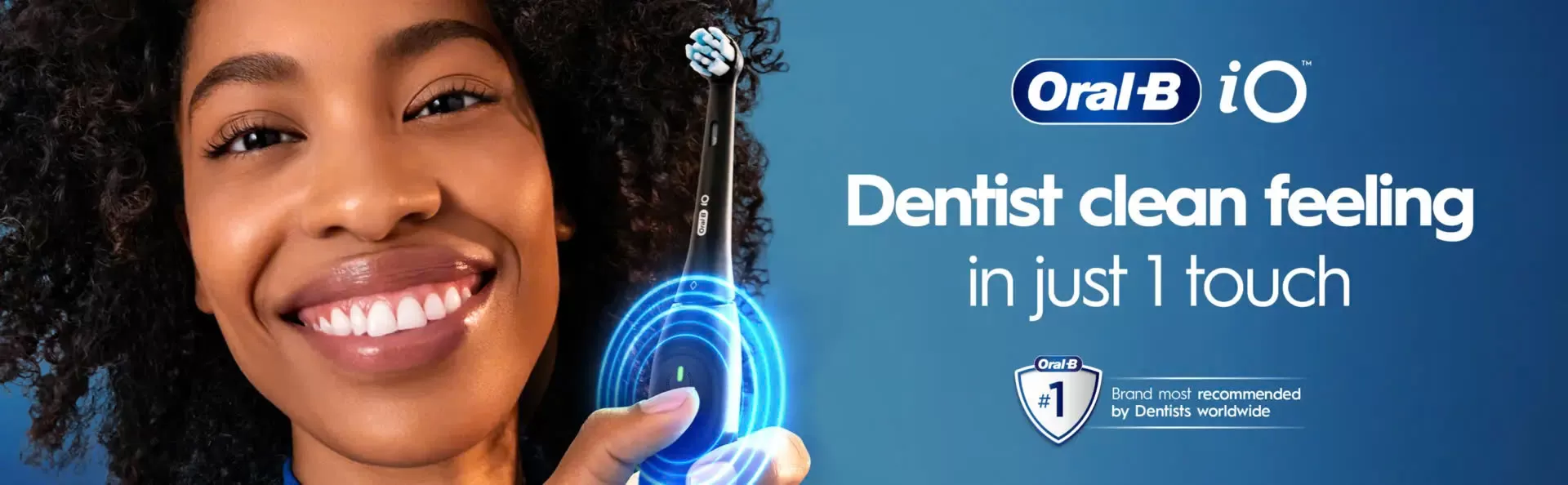 Bàn chải điện cao cấp Oral B iO Complete Clean với 3 chế độ làm sạch tối ưu. Công nghệ tiên tiến giúp chăm sóc răng miệng hiệu quả, bảo vệ nướu.