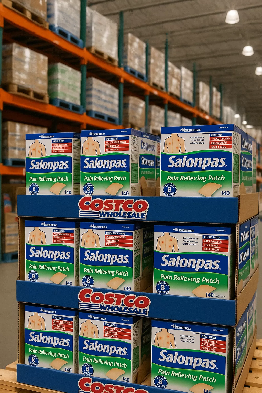 Salonpas Pain Relieving Patch - 140 Patches