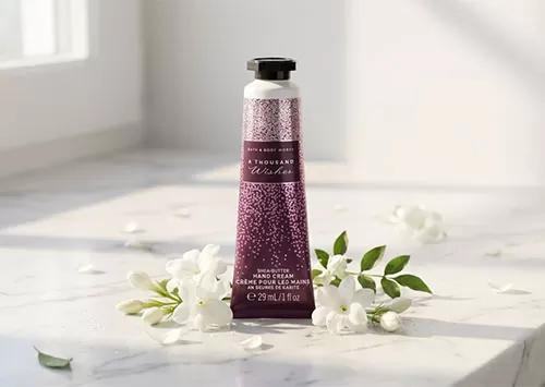 Kem dưỡng da tay Bath & Body Works A Thousand Wishes gi&uacute;p đ&ocirc;i tay lu&ocirc;n ẩm mượt tự nhi&ecirc;n với chất kem cao cấp.