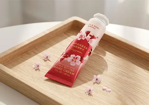 Kem dưỡng da Bath & Body Works Japanese Cherry cung cấp độ ẩm sâu cho làn da tay bị nứt nẻ do tác động của thời tiết khô hanh.