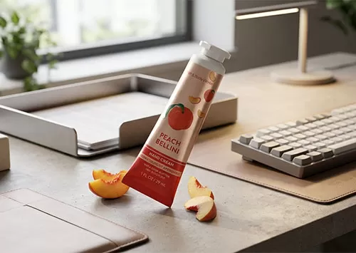 Kem dưỡng da tay Bath & Body Works Peach Bellini cung cấp độ ẩm tối ưu, chống lại t&igrave;nh trạng th&ocirc; r&aacute;p của đ&ocirc;i tay.