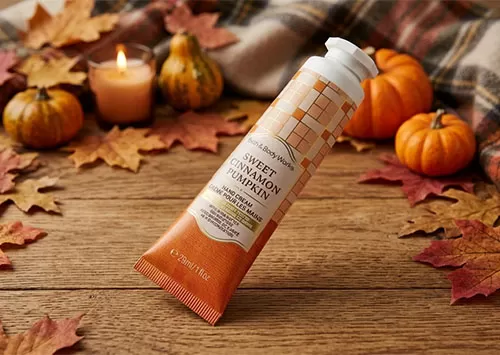 Kem dưỡng da tay Bath & Body Works Sweet Cinnamon Pumpkin cải thiện tình trạng khô ráp trên da tay.