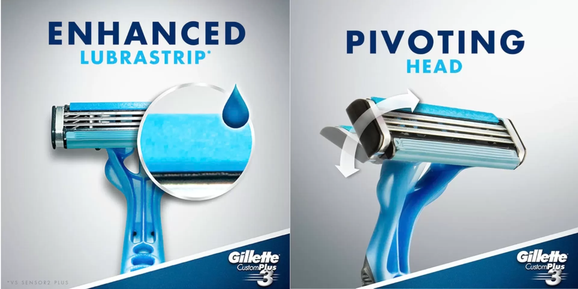 Dao cạo râu Gillette Custom Plus 3, lưỡi dao sắc bén, cạo sạch mịn. Sản phẩm chính hãng Gillette giúp bạn trải nghiệm cạo râu nhanh chóng, an toàn.