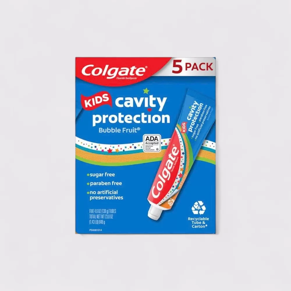 Kem Đánh Răng Cho Trẻ Colgate Kids Toothpaste With Fluoride, Anticavity & Cavity Protection | Tuýp 130g