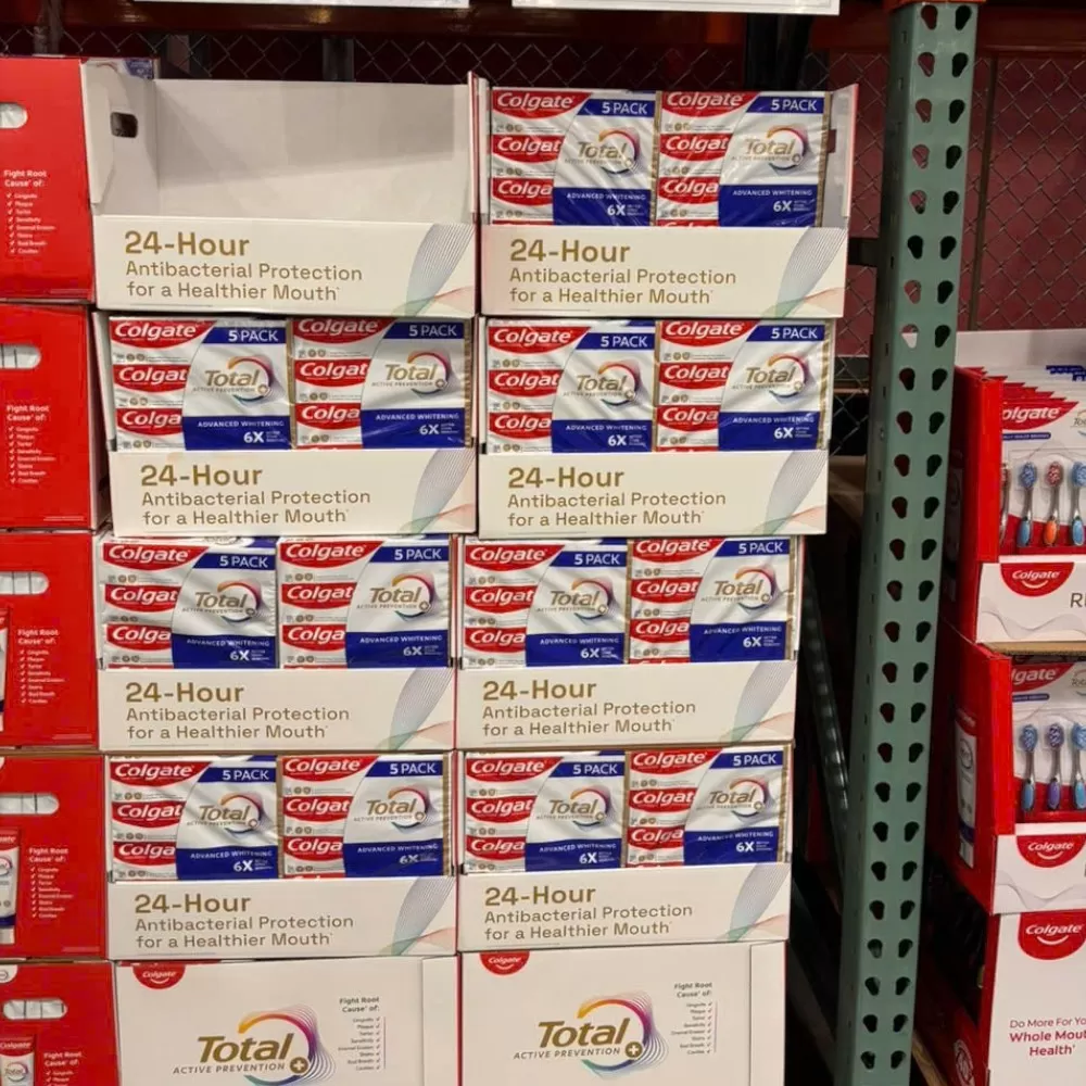 Kem Đánh Răng Colgate Total Advanced Whitening | Set 5 packs x 181g