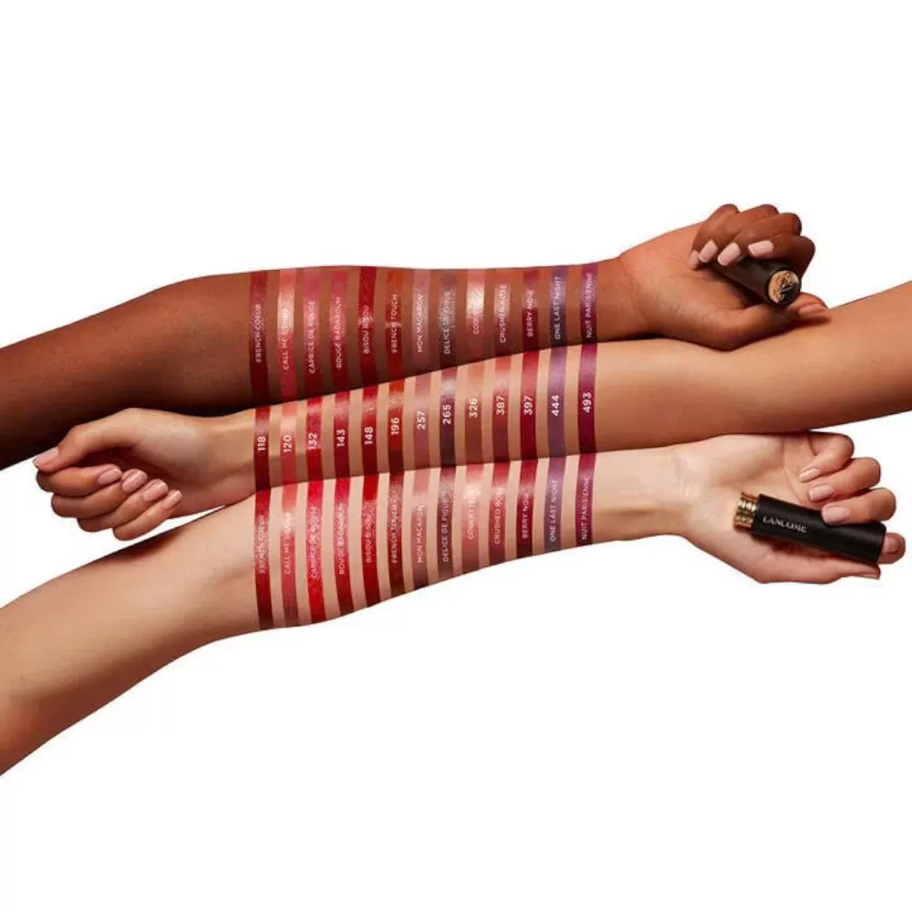 Son môi Lancome L'Absolu Rouge Cream 326 Coquette với công nghệ HydraGel, mang lại màu sắc đẹp, lâu trôi và dưỡng môi mềm mại.