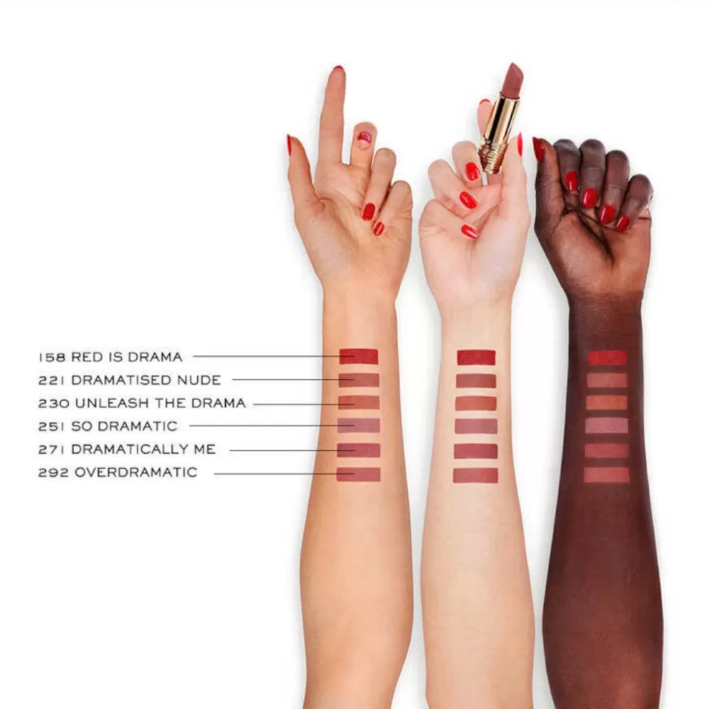 Son môi Lancome L'Absolu Rouge Drama Matte 158 Red is Drama - Màu đỏ quyến rũ, mịn màng, bền lâu, dưỡng ẩm, không khô môi, lựa chọn lý tưởng cho phái đẹp.