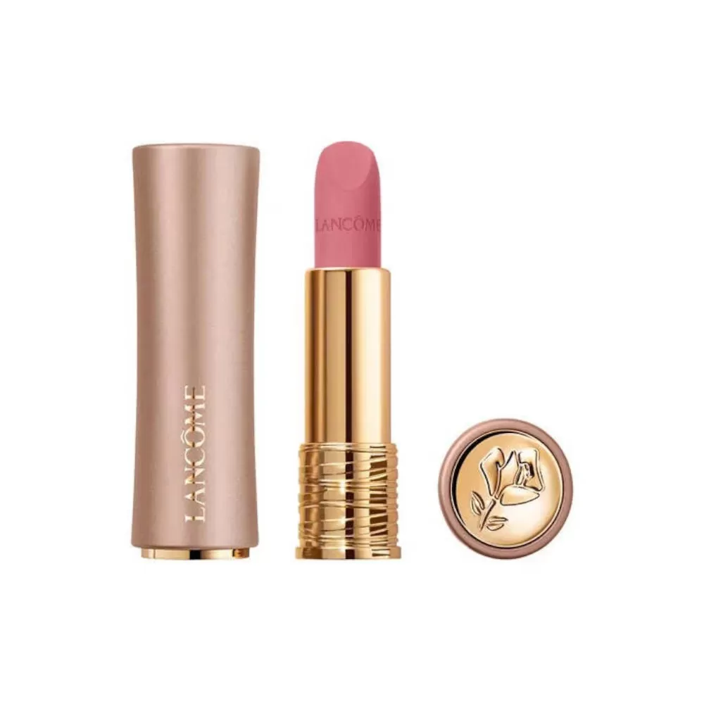 Son môi Lancome L'Absolu Rouge Intimatte 320 Hush Hush, màu son nude nhẹ nhàng, dưỡng môi mịn màng và bền màu lâu. Sản phẩm chính hãng tại HT260.