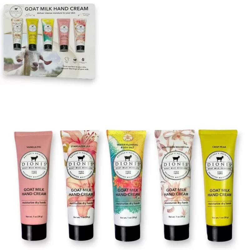 Set dưỡng da tay Dionis Goat Milk Hand Cream 5 x 28g