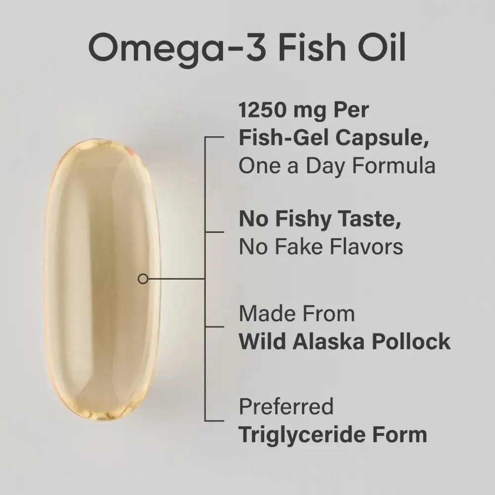 Viên Uống Dầu Cá Sports Research Triple Strength Omega 3 Fish Oil Của Mỹ #150 Viên