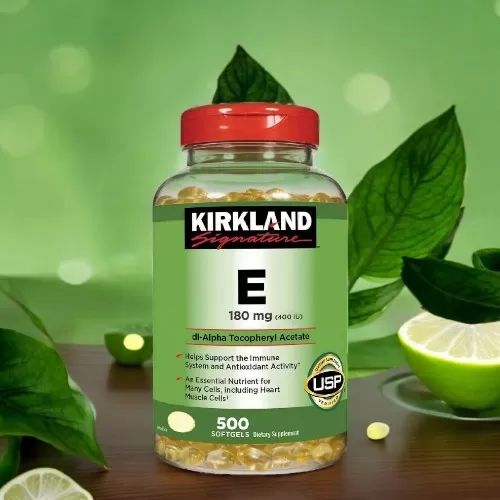 Viên uống Vitamin E 400 IU Kirkland, 500 viên