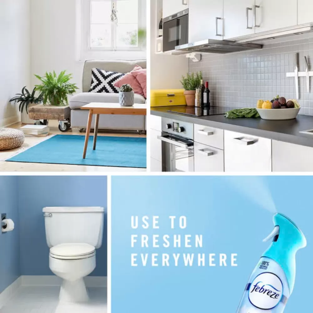 Xịt Phòng Febreze Air Mist Heavy Duty Crisp Clean - 250g