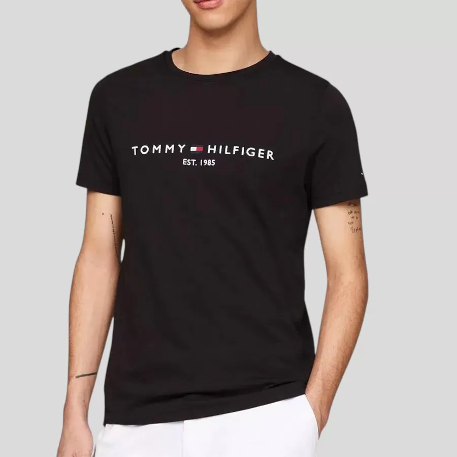 Tommy Hilfiger Embroidered Tommy Logo #Đen #Size L