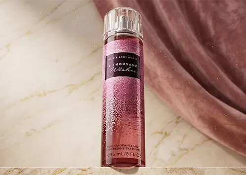 Xịt thơm toàn thân Bath & Body Works A Thousand Wishes giúp bạn luôn cảm thấy tươi mới và tràn đầy năng lượng