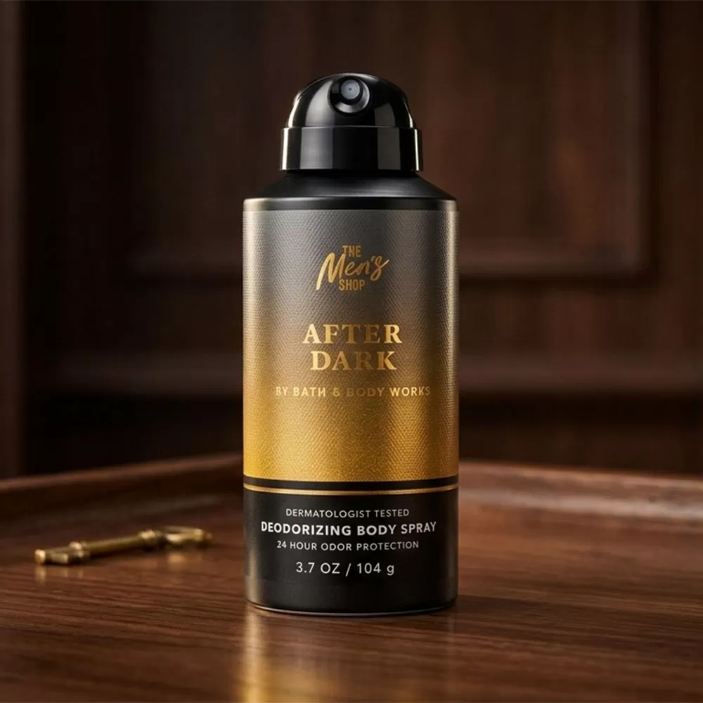 After Dark - Bath & Body Works Men's Deodorizing Body Spray - 3.7 Oz / 104g