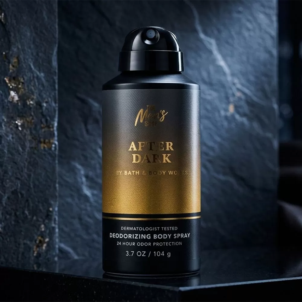 After Dark - Bath & Body Works Men's Deodorizing Body Spray - 3.7 Oz / 104g