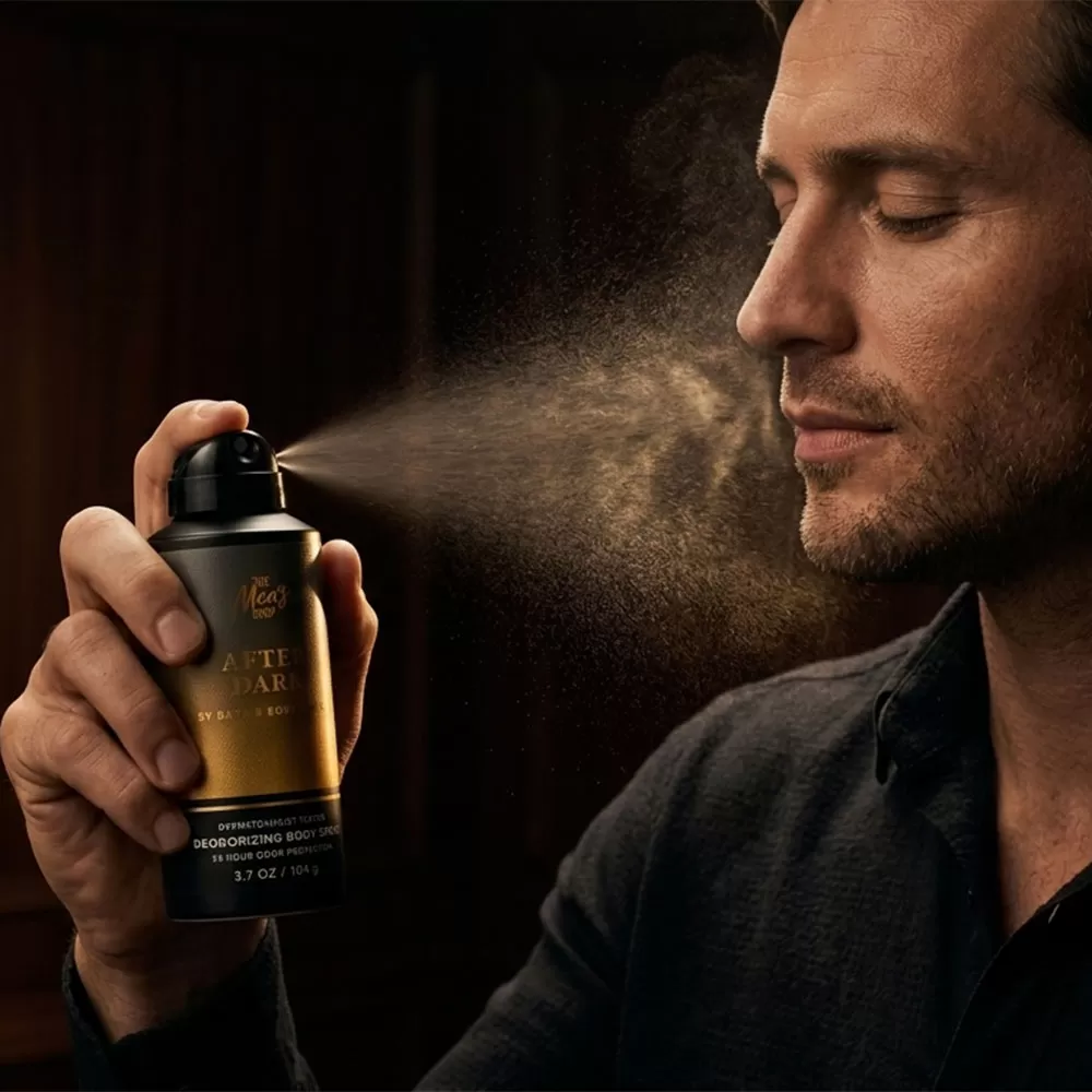 After Dark - Bath & Body Works Men's Deodorizing Body Spray - 3.7 Oz / 104g