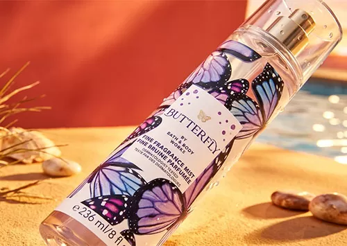 Xịt thơm to&agrave;n th&acirc;n Bath & Body Works Butterfly gi&uacute;p giảm m&ugrave;i cơ thể kh&oacute; chịu.