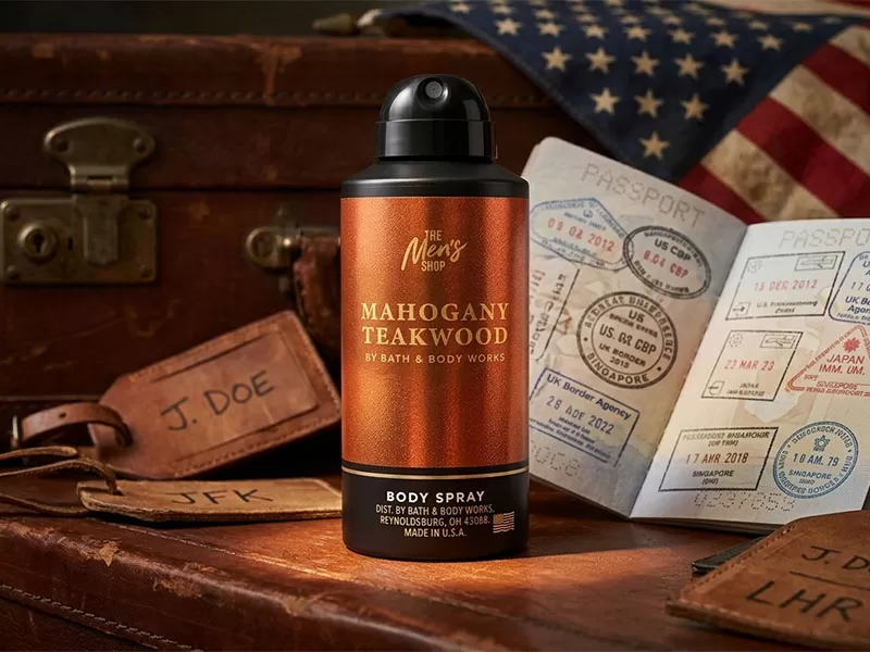 Chai xịt body nam Bath & Body Works Mahogany Teakwood, nhập khẩu từ Mỹ, chất lượng đảm bảo.
