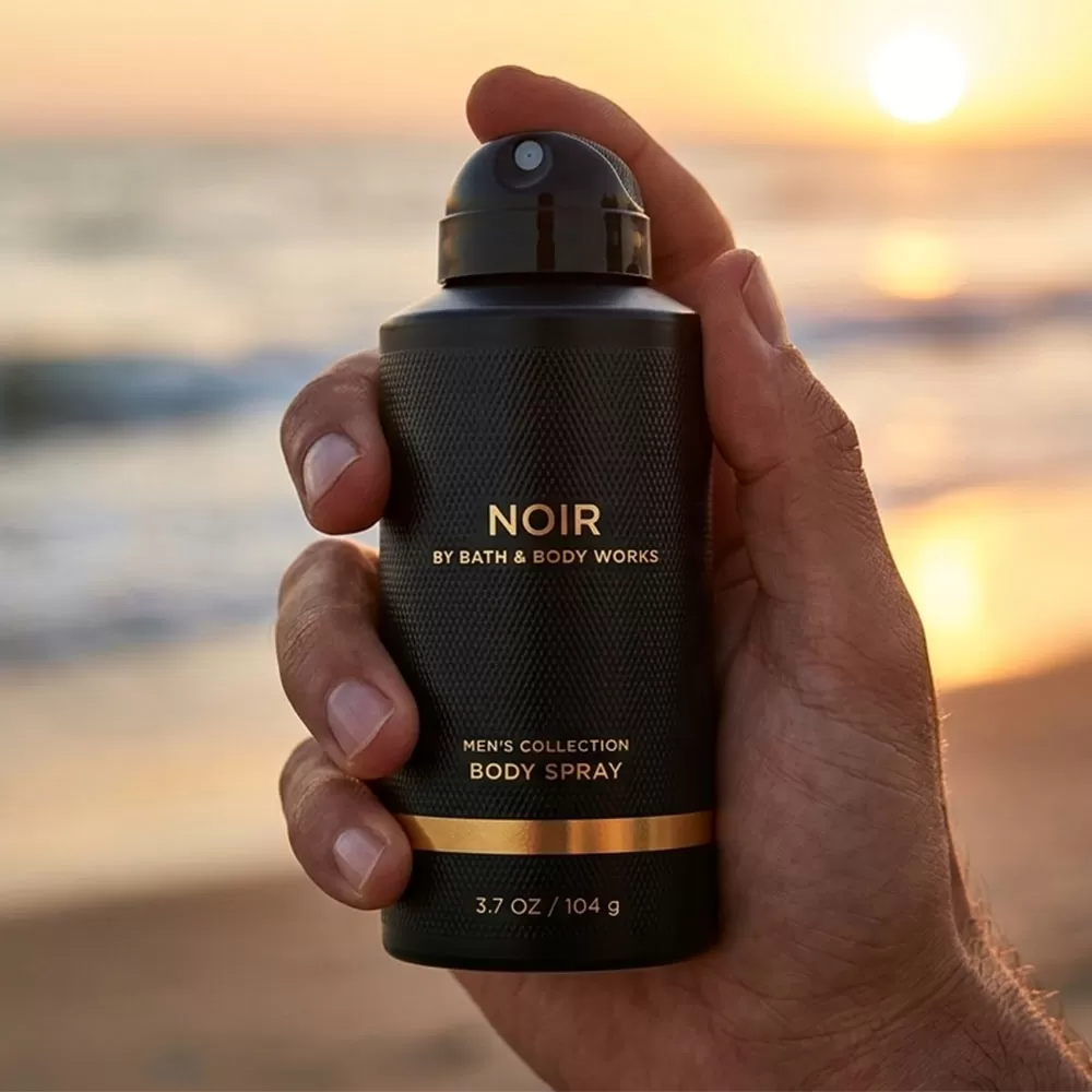 Noir - Bath & Body Works Men's Deodorizing Body Spray - 3.7 Oz / 104g