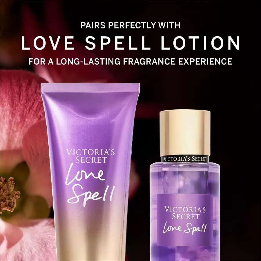 Body Mist Victoria's Secret Love Spell Fragrance Mist Spray 8.4 Oz