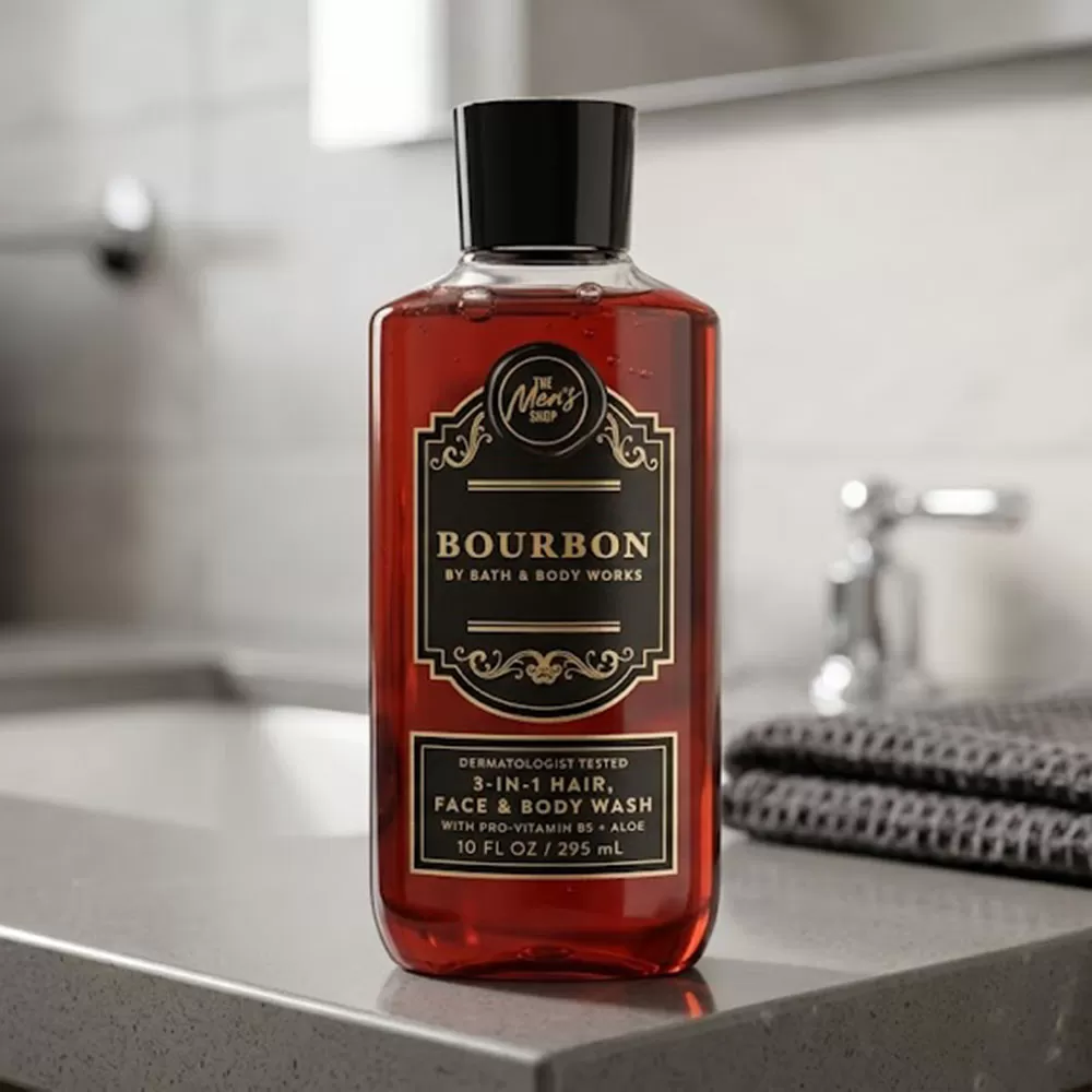 Bourbon (New 2026) 3-in-1 Hair, Face & Body Wash | Bath & Body Works - 295ml