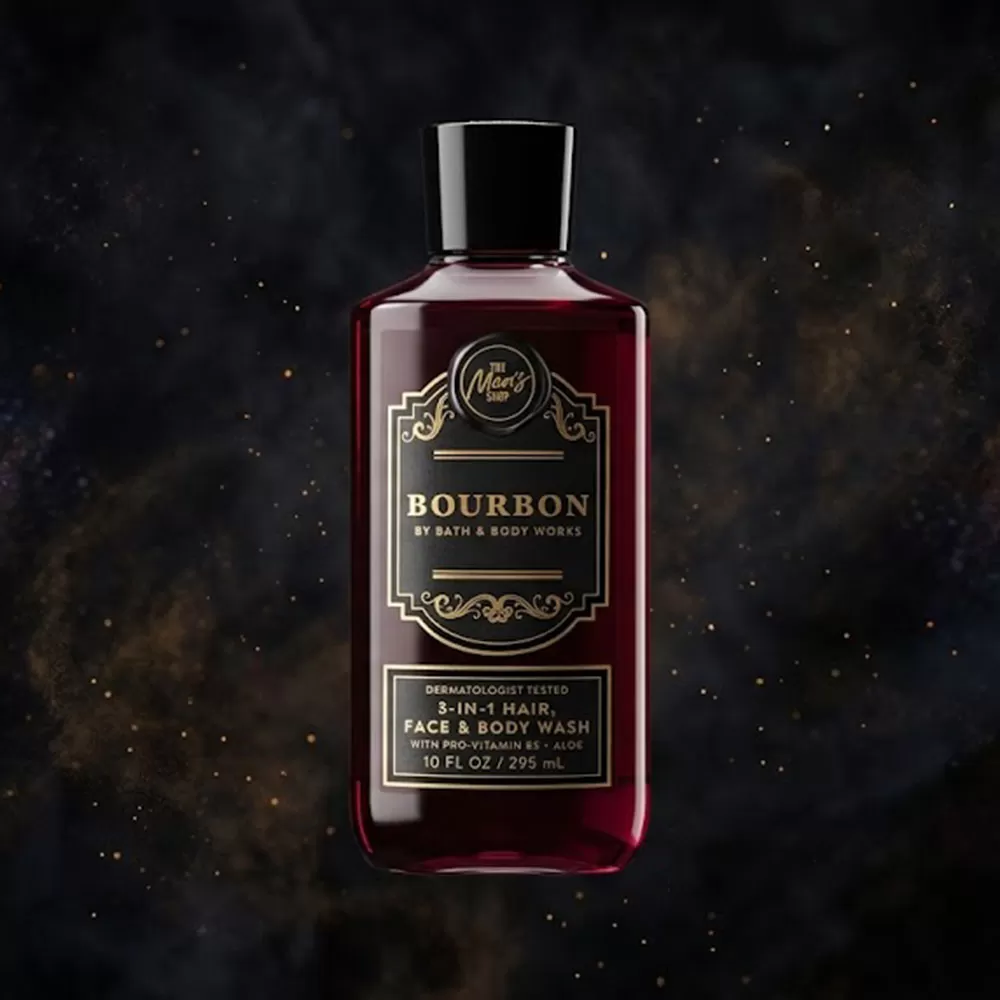 Bourbon (New 2026) 3-in-1 Hair, Face & Body Wash | Bath & Body Works - 295ml