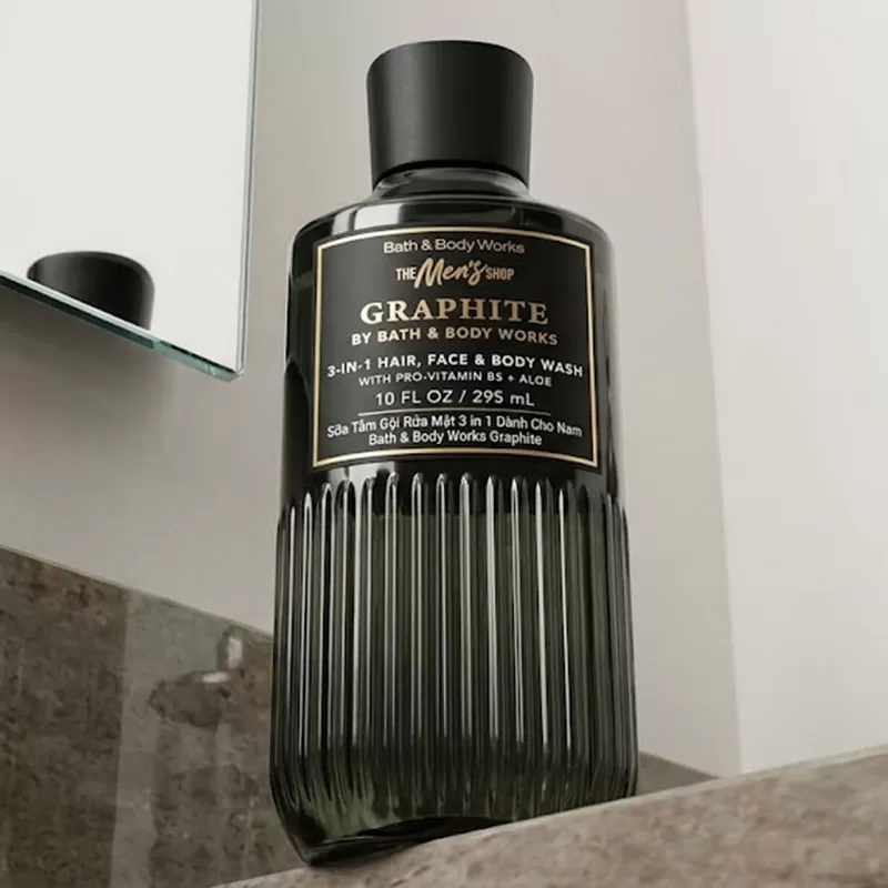 Sữa Tắm Gội - Rửa Mặt 3 In 1 Graphite - Bath & Body Works | 295ml
