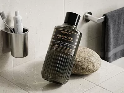 Sữa tắm gội nam Bath & Body Works Graphite giúp làm sạch da và ngăn ngừa mụn
