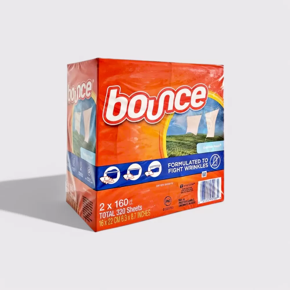 Giấy Thơm Quần Áo Bounce Của Mỹ 5In1 - Set 2 X 160