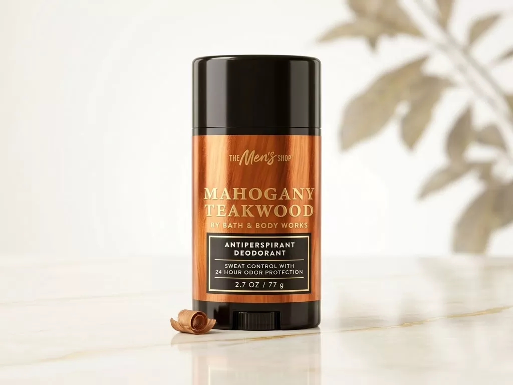 Lăn khử mùi Mahogany Teakwood Bath & Body Works, hương thơm gỗ quý.