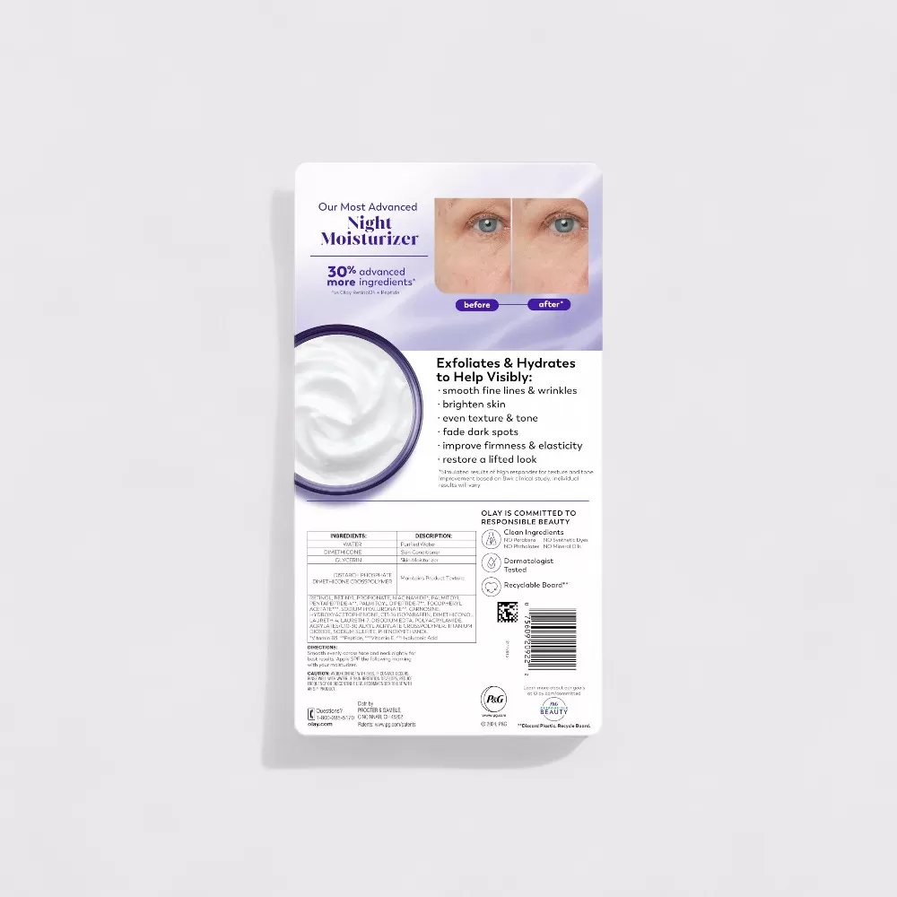 Kem Dưỡng Ẩm Chống Lão Hóa Pro Advanced Retinol Complex Night Moisturizer | Set 2 x 50g