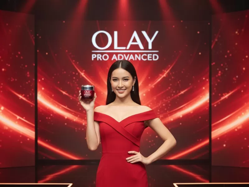 Hình ảnh cận cảnh chất kem của Kem Dưỡng Olay Regenerist, thể hiện kết cấu mỏng nhẹ, dễ thẩm thấu giúp da căng mịn.