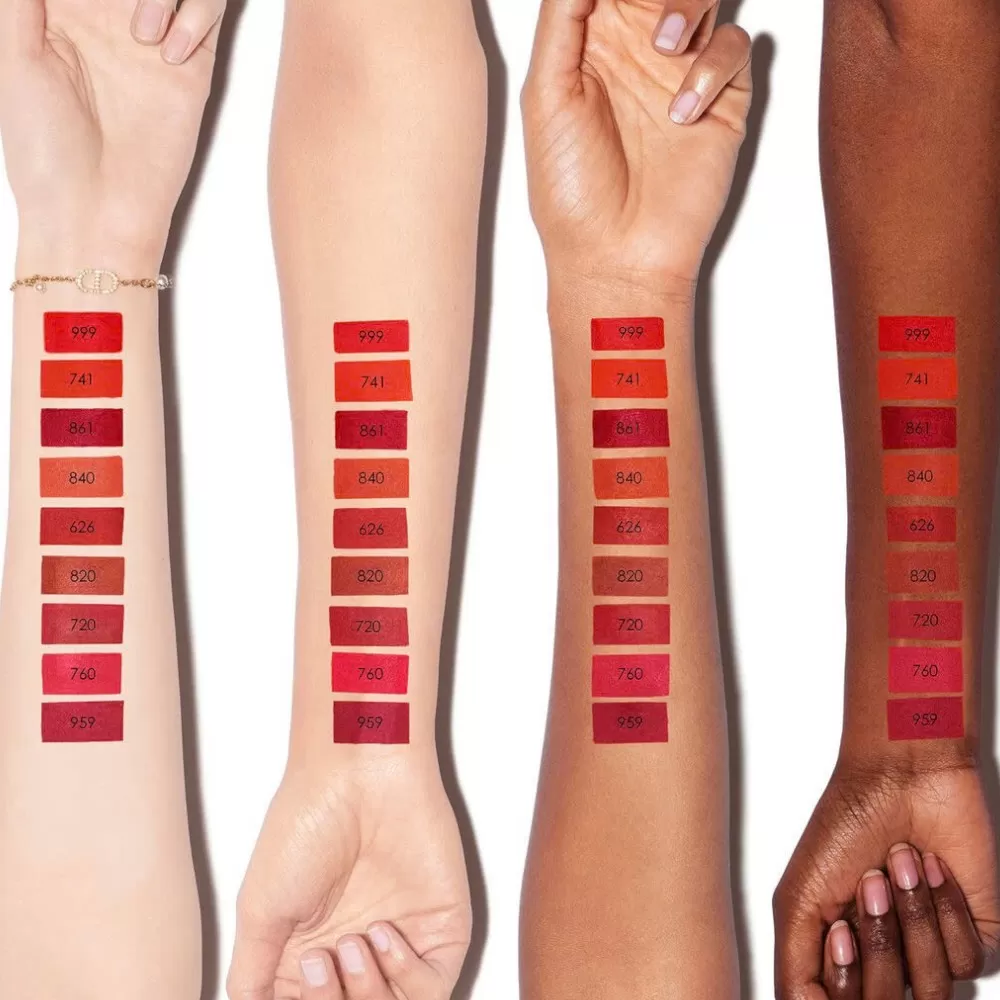 Son Kem Dior 840 Forever Radiant Rouge Forever Liquid Đỏ Cam Đất