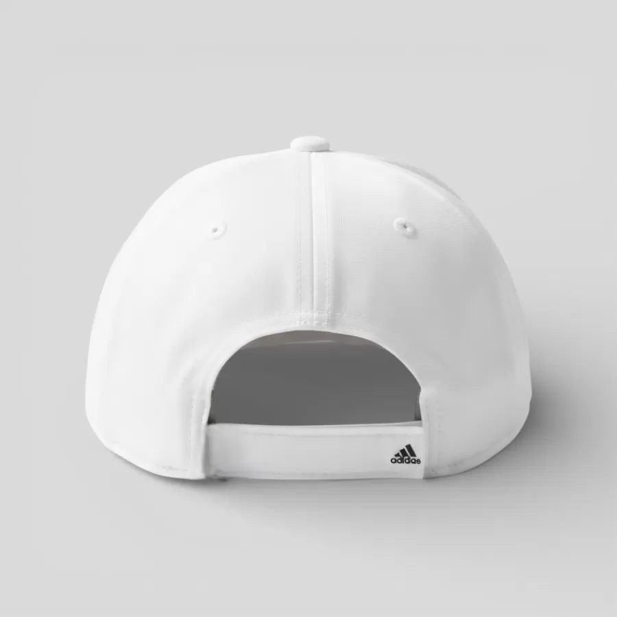Adidas Cap Adjustable Fit Aeroready #Trắng (Logo Xám)