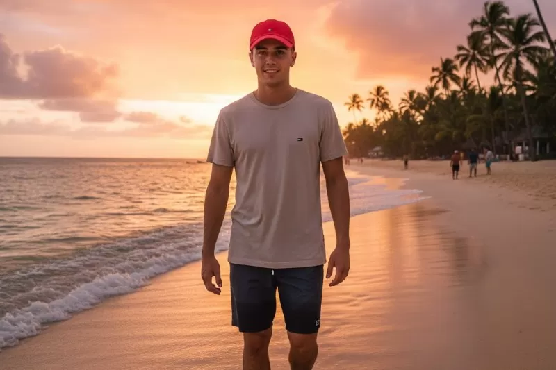 N&oacute;n nam Tommy Hilfiger Classic Baseball Cap m&agrave;u đỏ ch&iacute;nh h&atilde;ng, thiết kế thể thao năng động