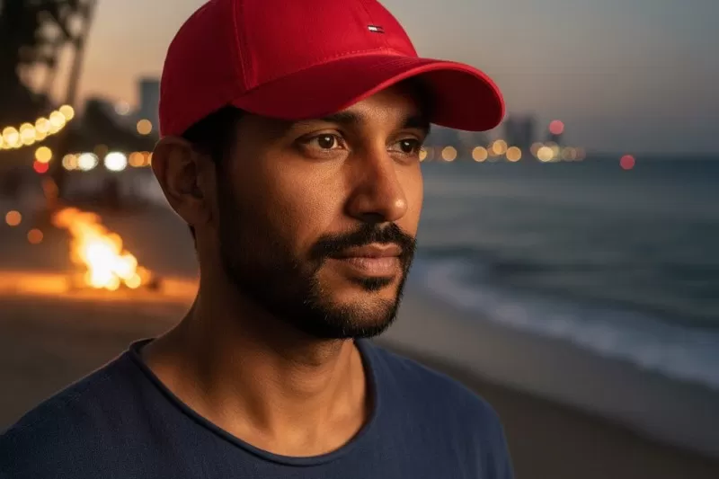 N&oacute;n nam Tommy Hilfiger Classic Baseball Cap đỏ nổi bật, form mũ chuẩn phong c&aacute;ch Mỹ