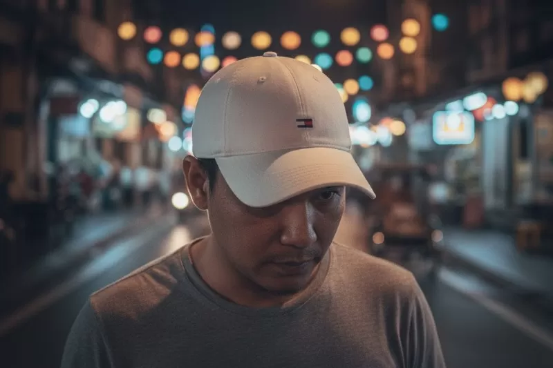 N&oacute;n nam Tommy Hilfiger Classic Baseball Cap trắng, form baseball năng động cho nam