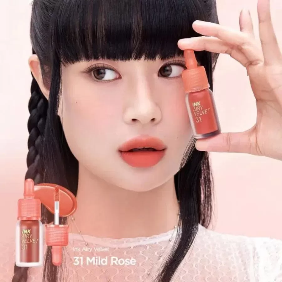 Son Kem Lì Peripera Ink Airy Velvet Mild Rose 31