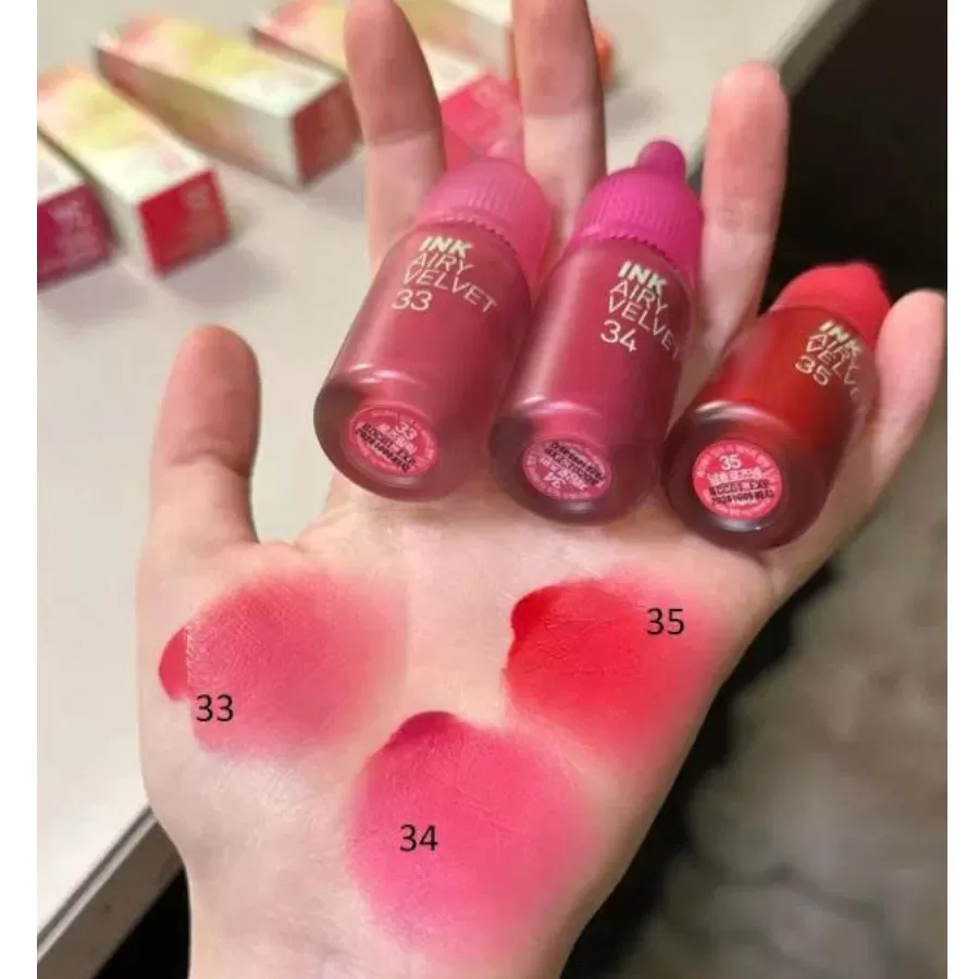Son Kem Lì Peripera Ink Airy Velvet Plum Rose 34