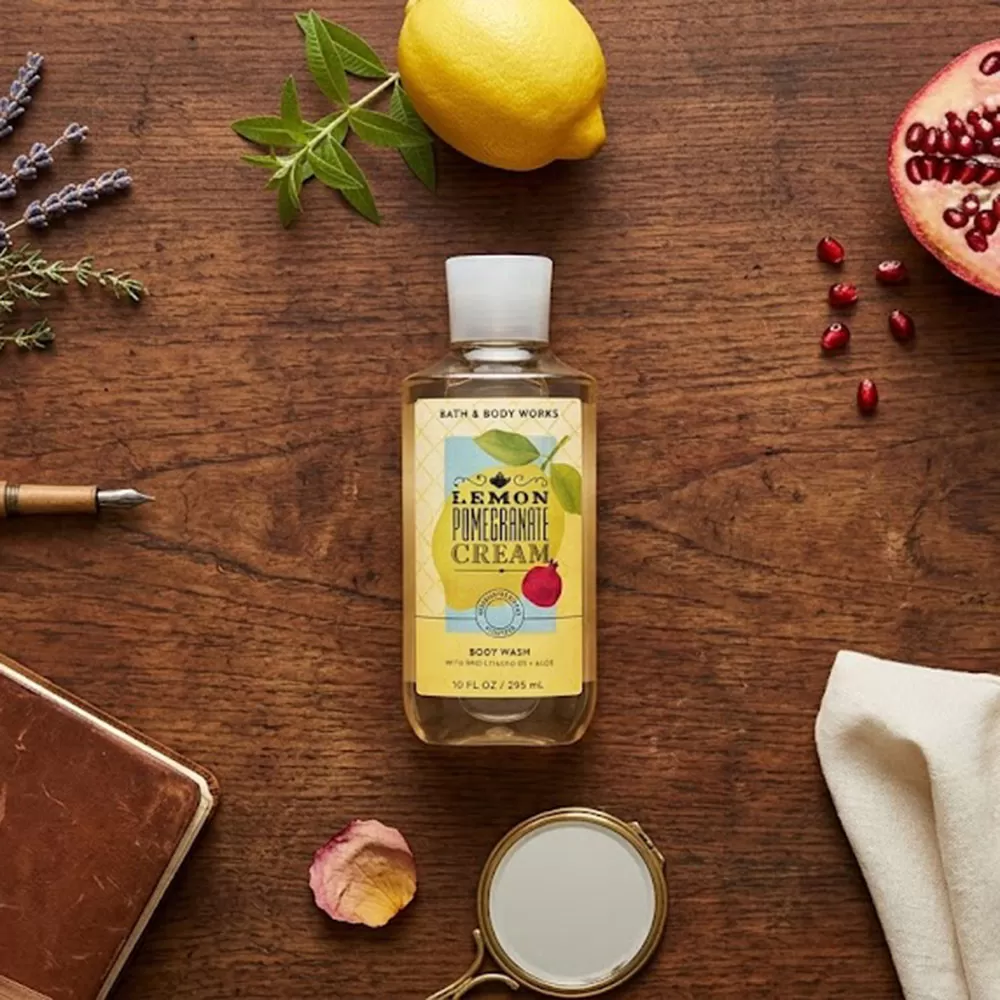 Lemon Pomegranate Cream - Body Wash | Bath & Body Works - 295ml