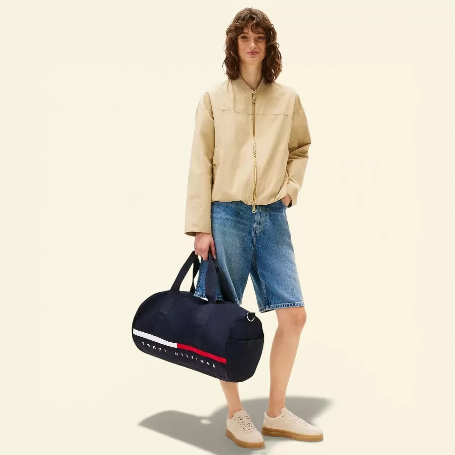 Tommy Hilfiger Flag Stripe Logo Duffle