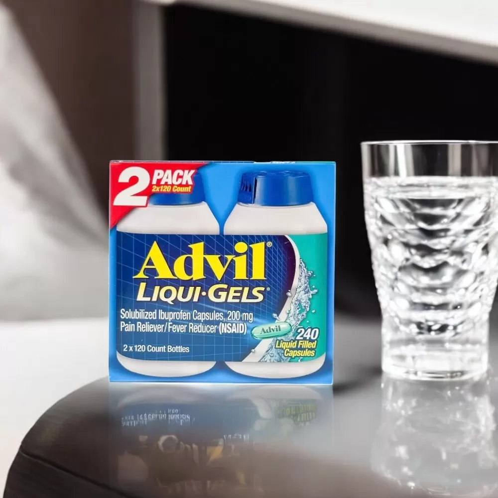 Thuốc Giảm Đau, Hạ Sốt, Giảm Viêm Advil 200mg | 2x120 Viên (HẾT HÀNG)